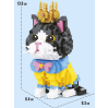 Конструктор 3D Balody «Котик с короной» 18404 / 857 деталей