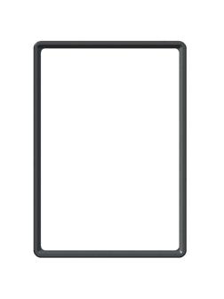 Рамка пластиковая А4, черный, 10шт/уп 102004-10