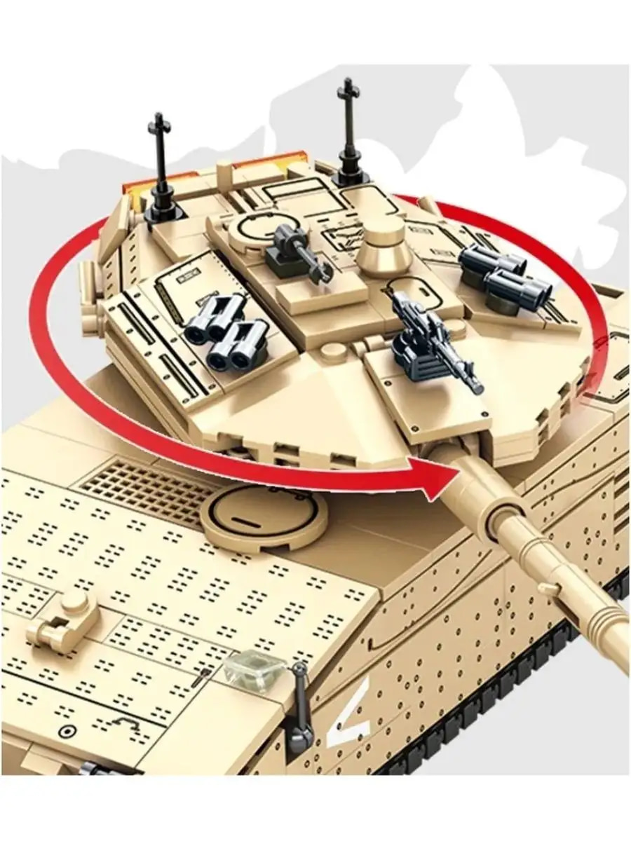Конструктор Sembo Block «Танк Меркава 2 в 1» 207005 / 659 деталей