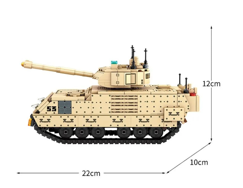 Конструктор Sembo Block «Танк Меркава 2 в 1» 207005 / 659 деталей