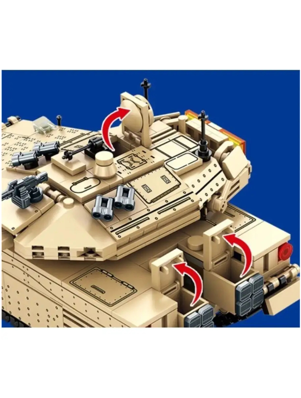 Конструктор Sembo Block «Танк Меркава 2 в 1» 207005 / 659 деталей