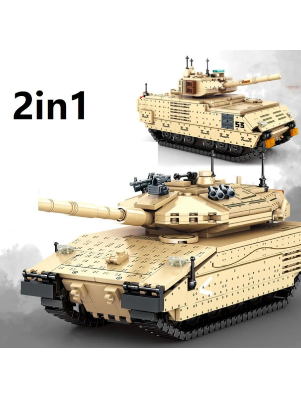 Конструктор Sembo Block «Танк Меркава 2 в 1» 207005 / 659 деталей