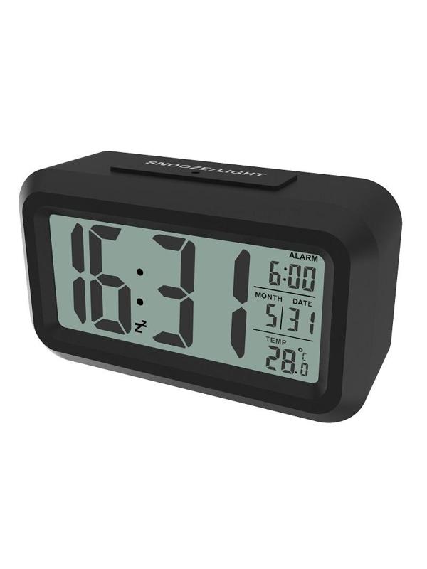Часы-будильник цифровые RITMIX CAT-100 черный