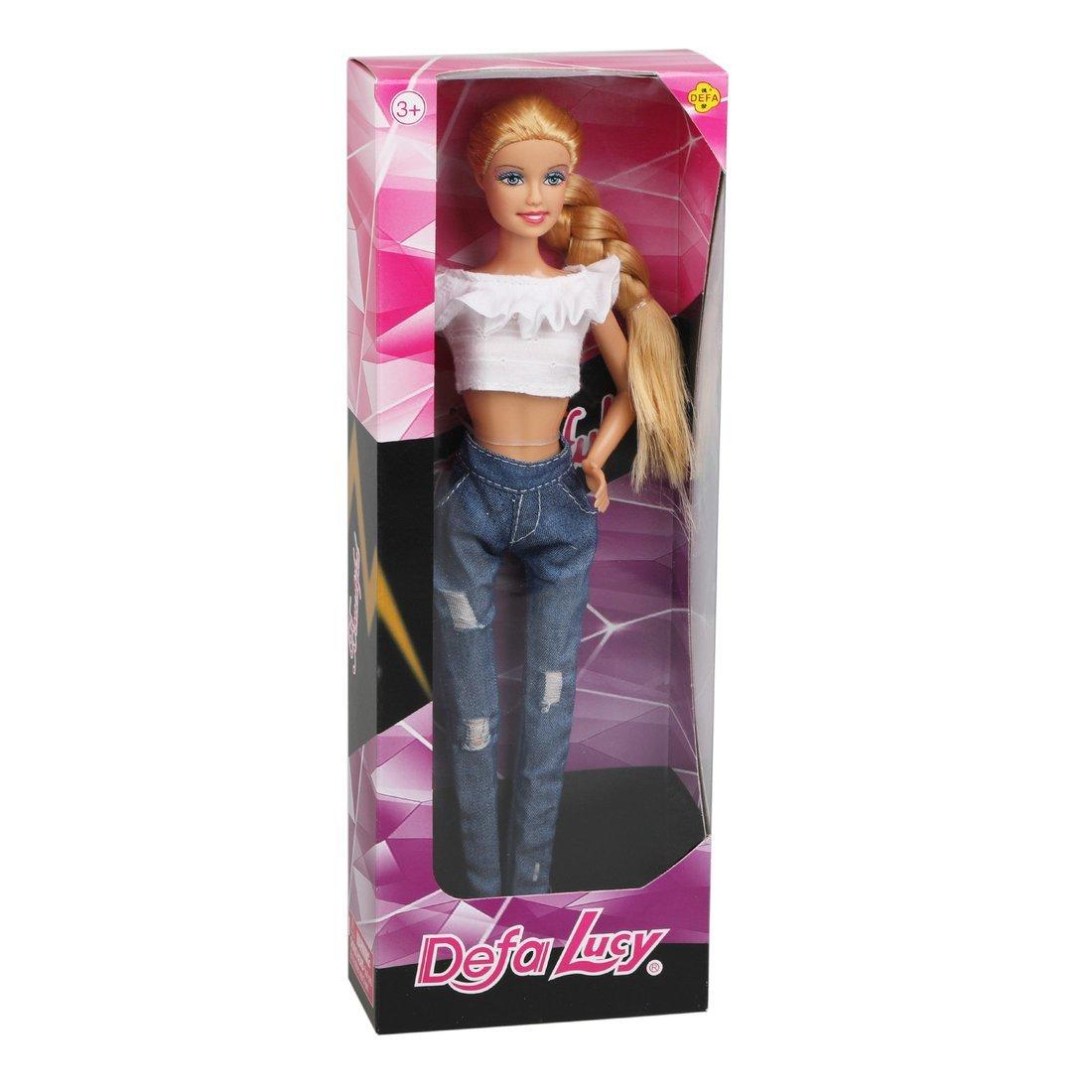 Кукла Defa Lucy, в белой кофте