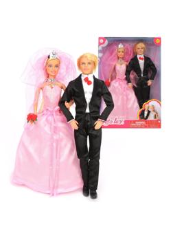 Игровой набор кукол Defa Свадьба, 2 куклы, 3 предм.в компл., кор