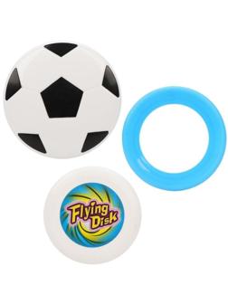 ДЕФЕКТ УПАКОВКИ Набор фрисби - лет.тарелки 2 шт, диск