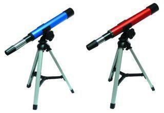 Набор Юный звездочет, телескоп, 3 предм., алюм., цвет в асс-те