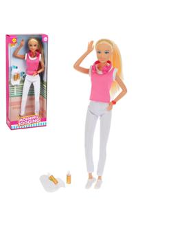 Кукла Defa, Утренняя пробежка, в комплекте предметов 6шт., коробка