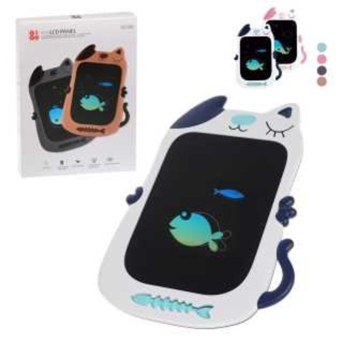 ДЕФЕКТ УПАКОВКИ Детский LCD планшет для рисования, диаг. 21,5 см, стилус,
эл.пит. 1*CR2025 вх в компл., кор.
