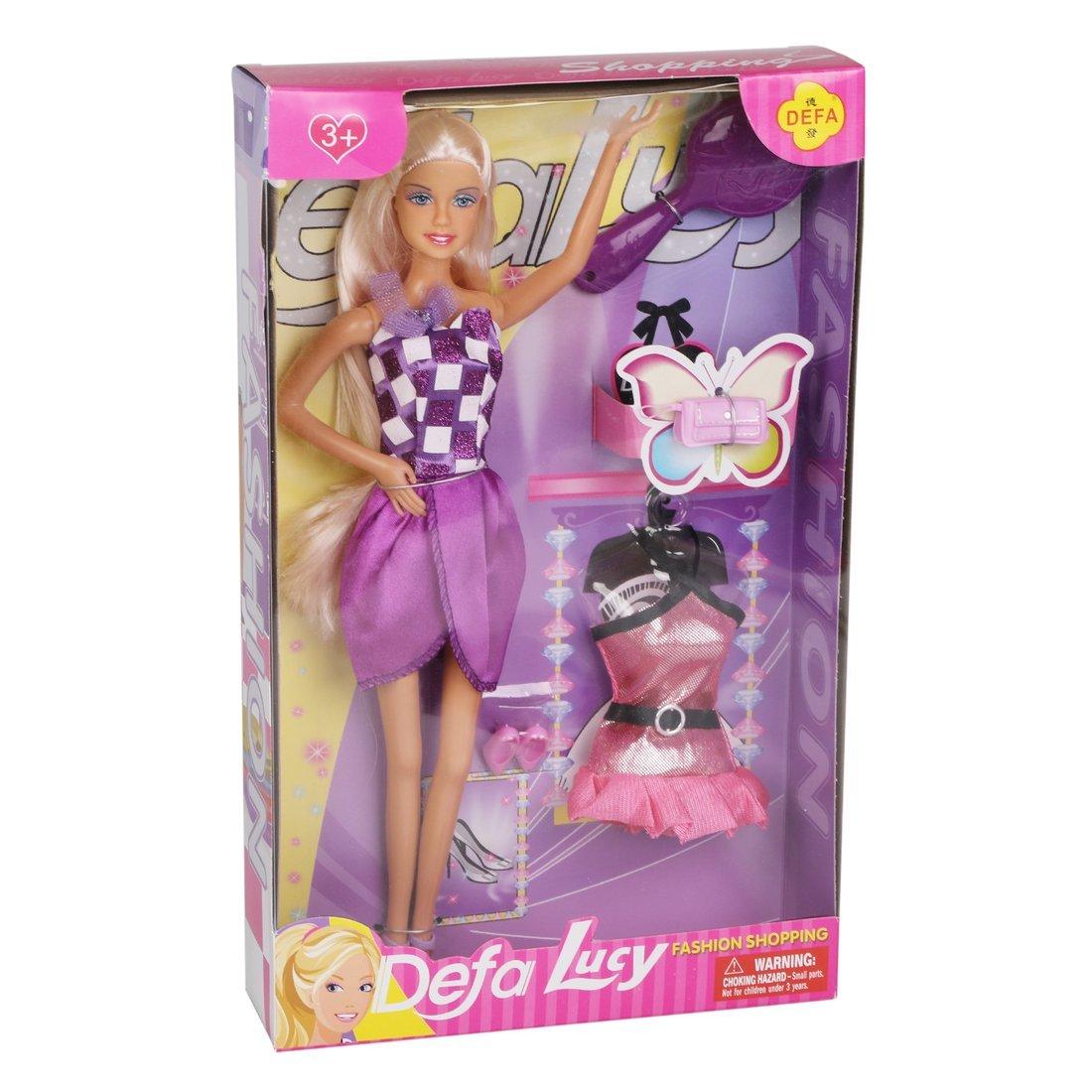 Игр. наб. Defa Lucy Модница, в компл. кукла 29см, предм. 5шт., кор