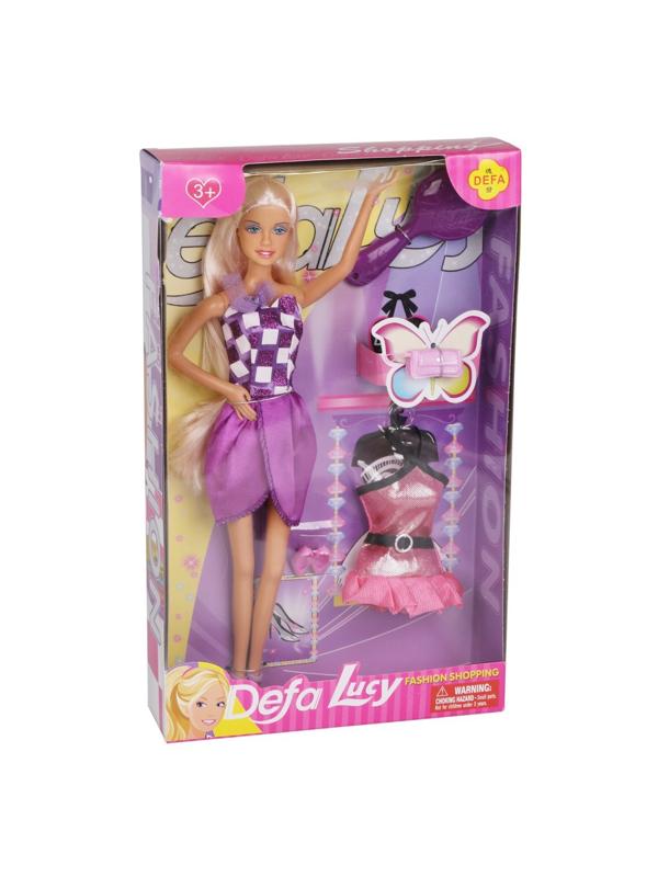 Игр. наб. Defa Lucy Модница, в компл. кукла 29см, предм. 5шт., кор
