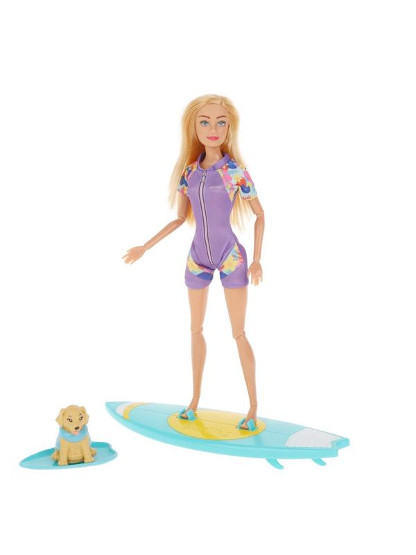 Игр. наб. Defa Lucy Пляжный отдых, в компл. кукла 29см, предм. 6шт., блистер