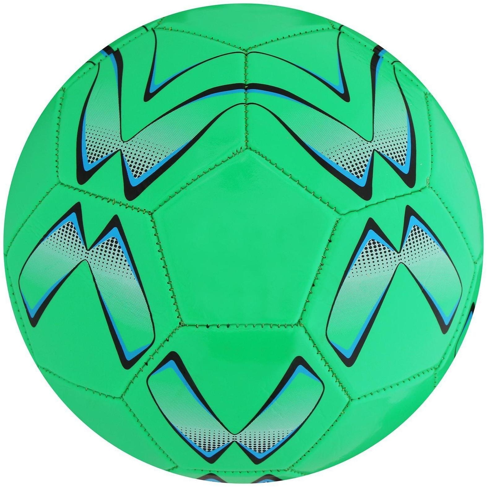 Мяч футбольный, ПВХ, машинная сшивка, 32 панели, размер 5, цвета микс