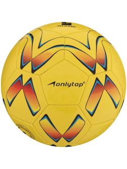 Мяч футбольный, ПВХ, машинная сшивка, 32 панели, размер 5, цвета микс