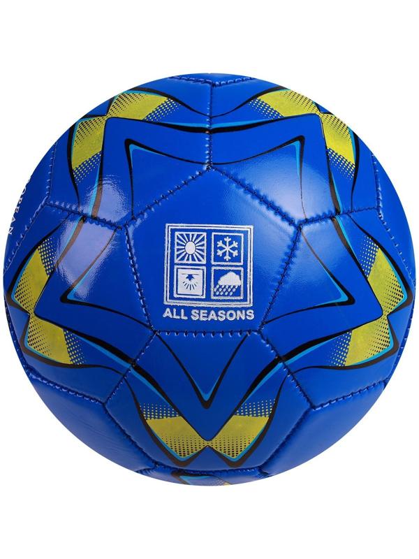 Мяч футбольный, ПВХ, машинная сшивка, 32 панели, размер 5, цвета микс