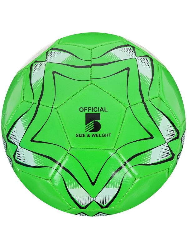 Мяч футбольный, ПВХ, машинная сшивка, 32 панели, размер 5, цвета микс