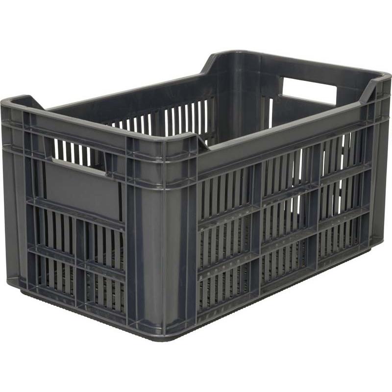 Ящик ПЭ,500х300х264мм,перф/перф,арт. 112_черный