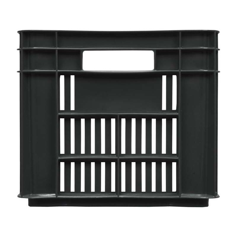 Ящик ПЭ,500х300х264мм,перф/перф,арт. 112_черный