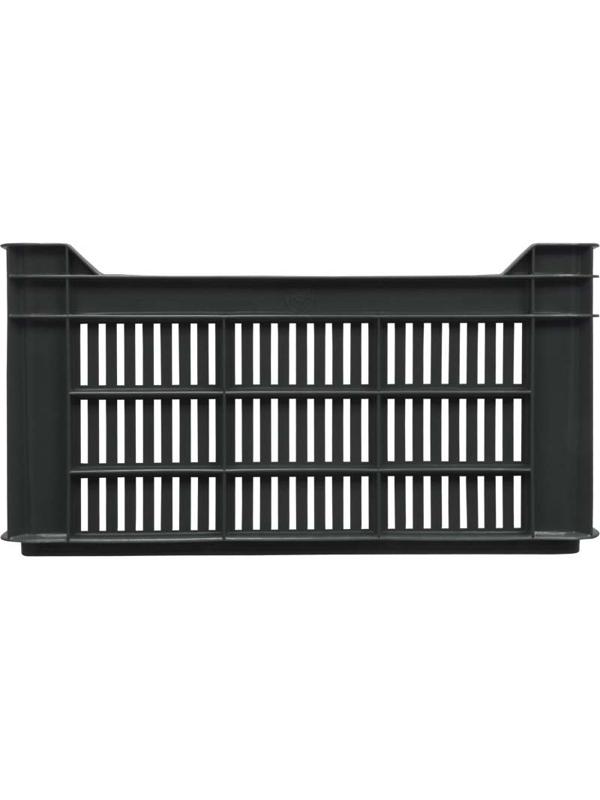 Ящик ПЭ,500х300х264мм,перф/перф,арт. 112_черный