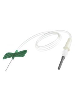 Игла-бабочка 21G 30см зел. с луер-адапт. VACUETTE 450065 50шт/уп