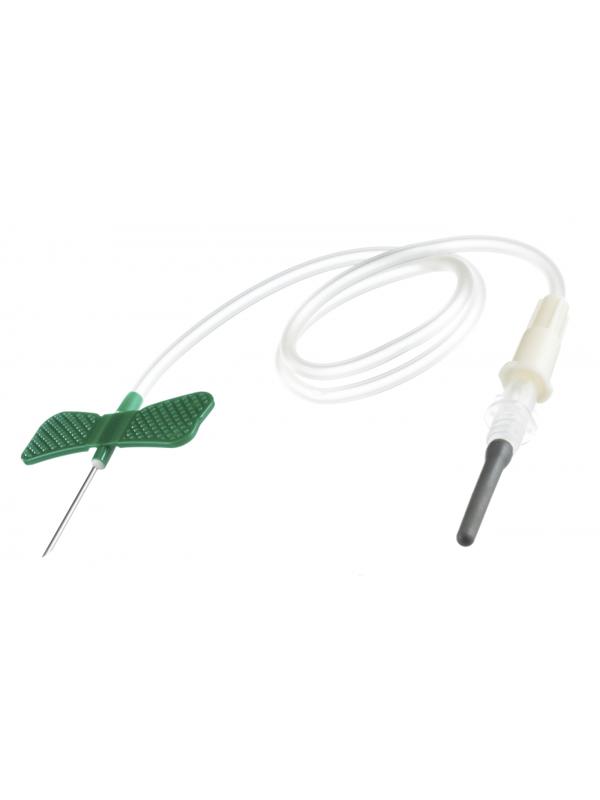 Игла-бабочка 21G 30см зел. с луер-адапт. VACUETTE 450065 50шт/уп