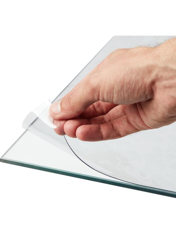 Коврик на стол 1200x800мм пленка-жидкое стекло пвх прозр. для дома иофиса