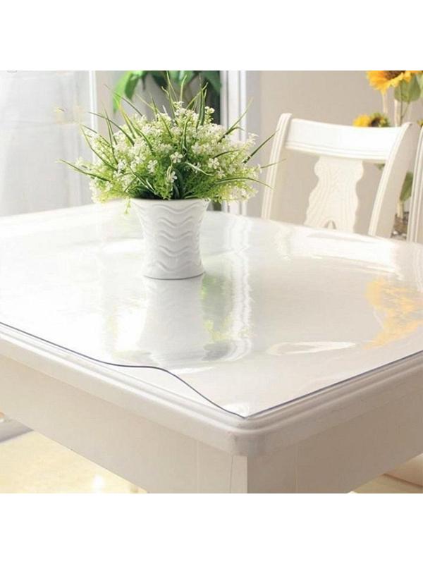 Коврик на стол 1200x600мм пленка-жидкое стекло пвх прозр. для дома иофиса