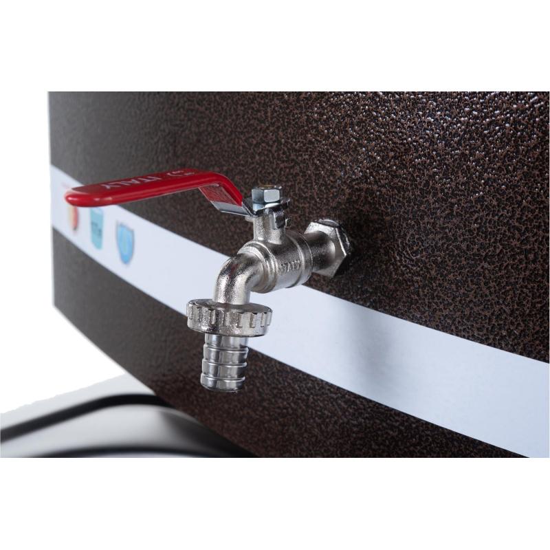 Умывальник дачный ЛЮКС, с подогревом, нержавеющая мойка, цвет медь 74/4/2