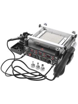 Паяльная станция цифровая 3 в 1 МЕГЕОН 00363