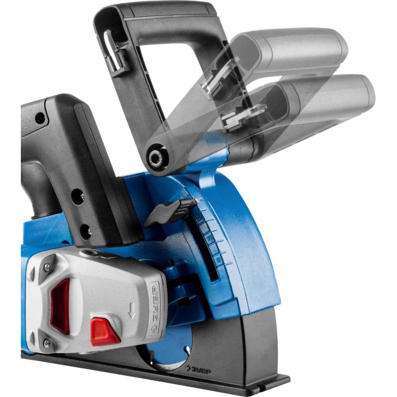 Штроборез (бороздодел) ЗУБР ЗШ-П30-1400 ПСТК, 125 мм, плавн пуск, 1400 Вт